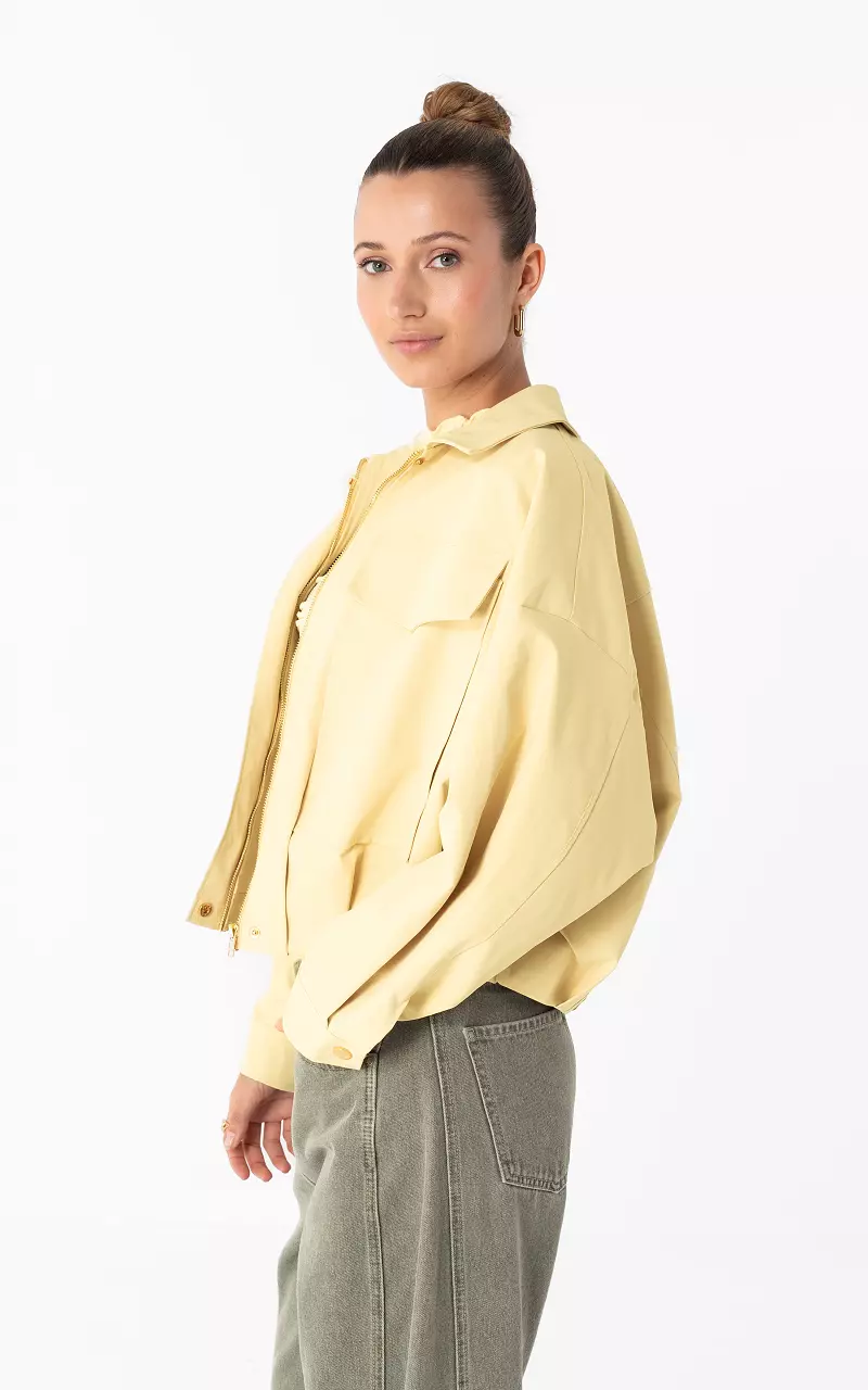 Balloon jacket Lichtgeel