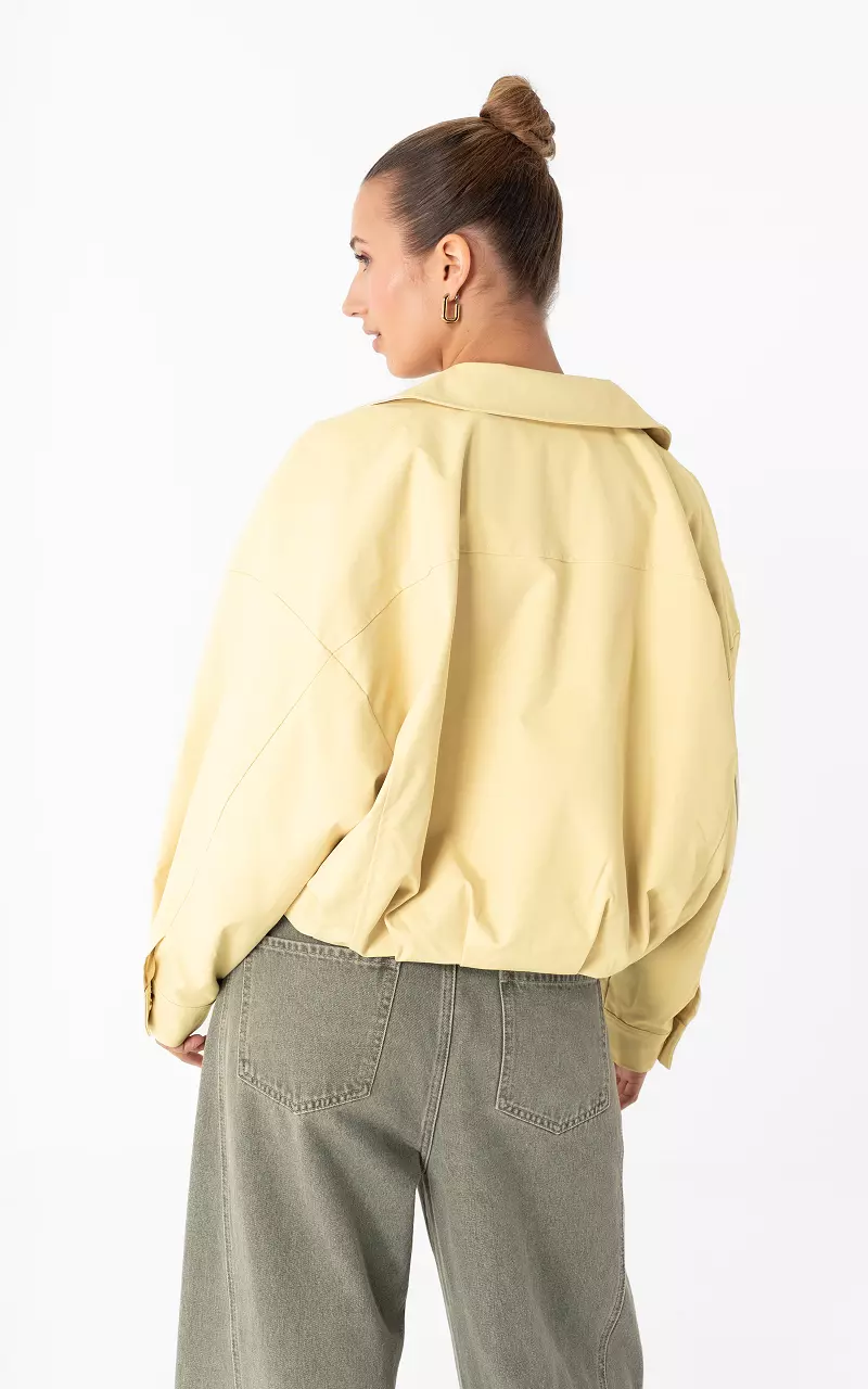 Balloon jacket Lichtgeel