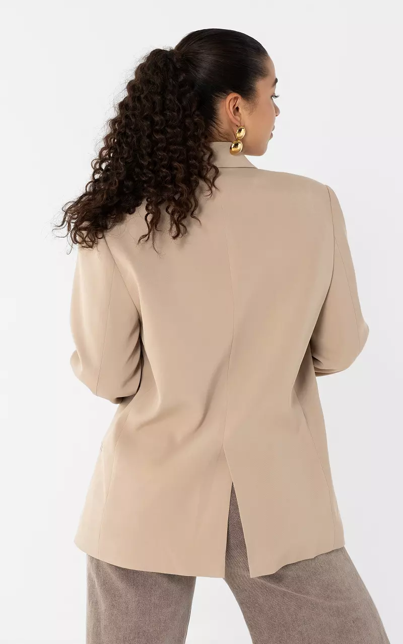 Oversized blazer Beige