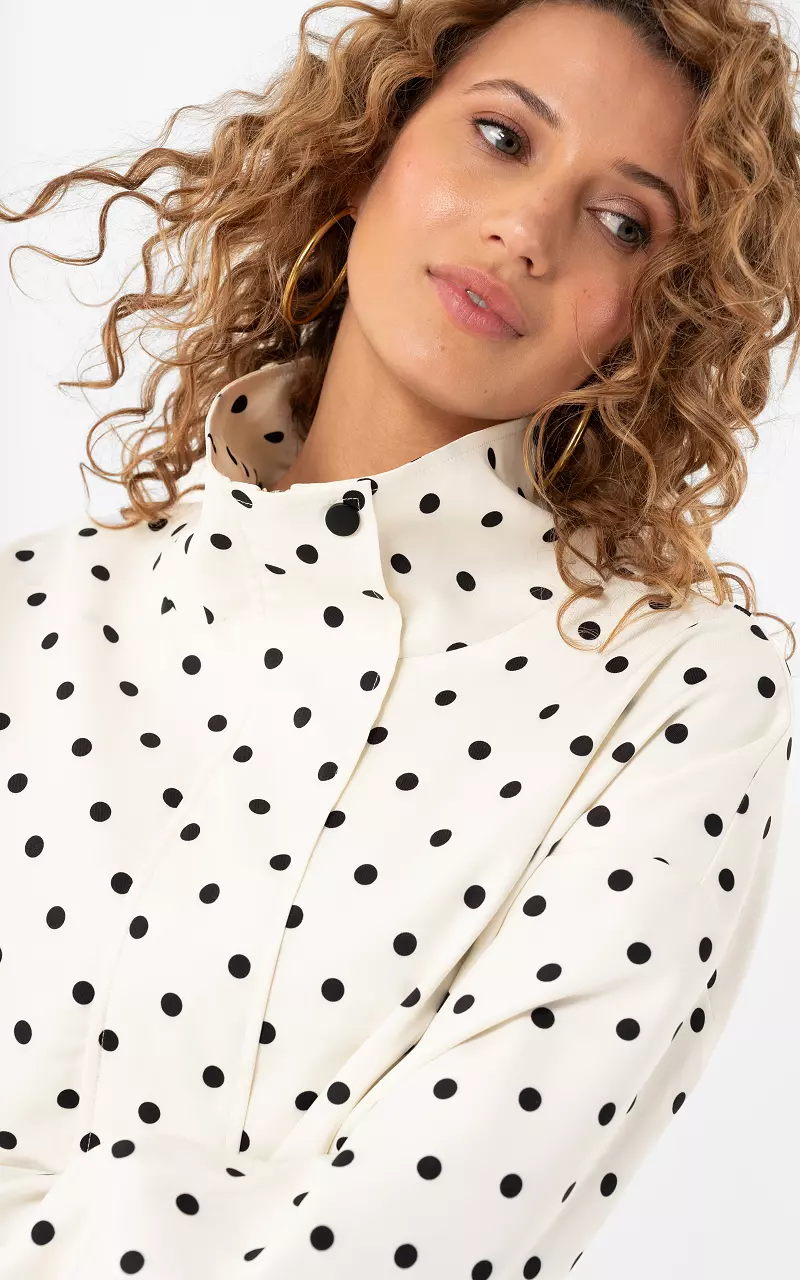 Adjustabel dots jack Wit Zwart
