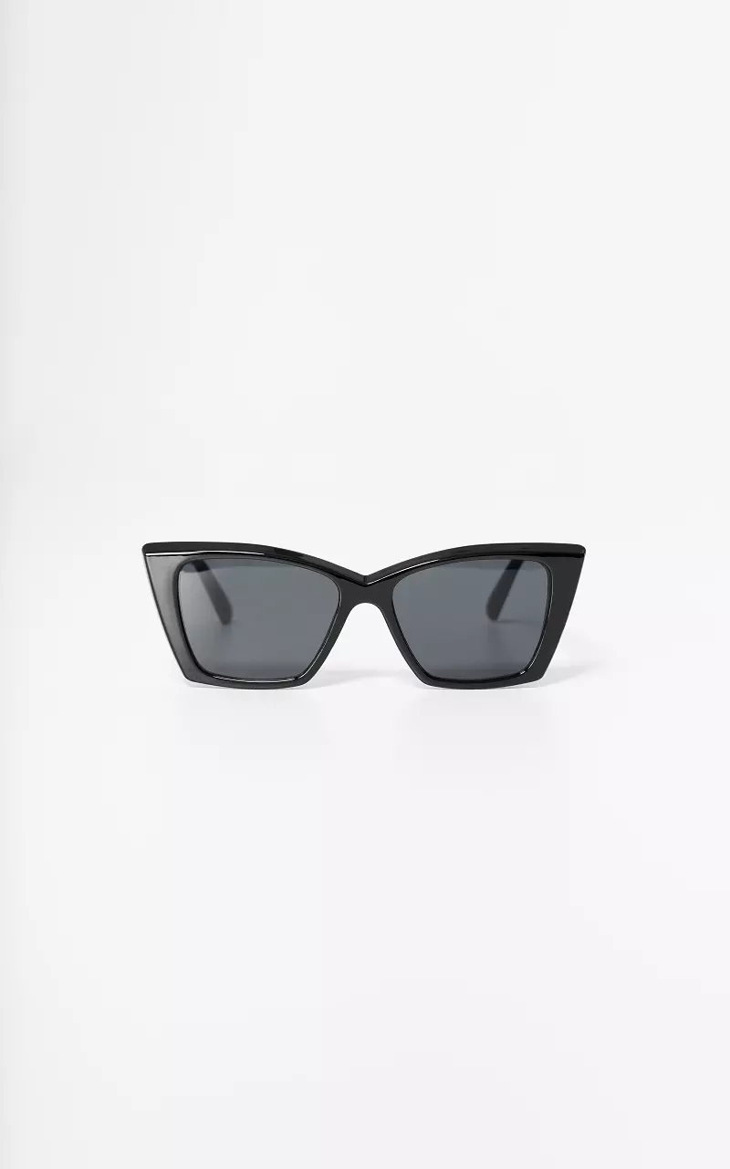 Cat eye zonnebril Zwart