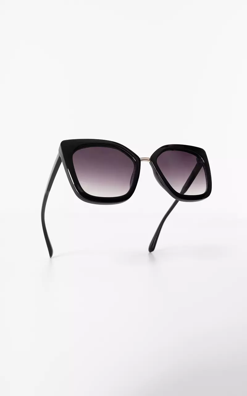 Cat eye zonnebril Zwart