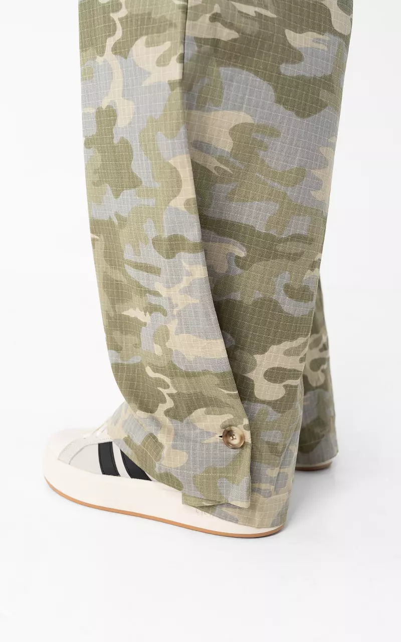 Leger cargo broek Groen Grijs