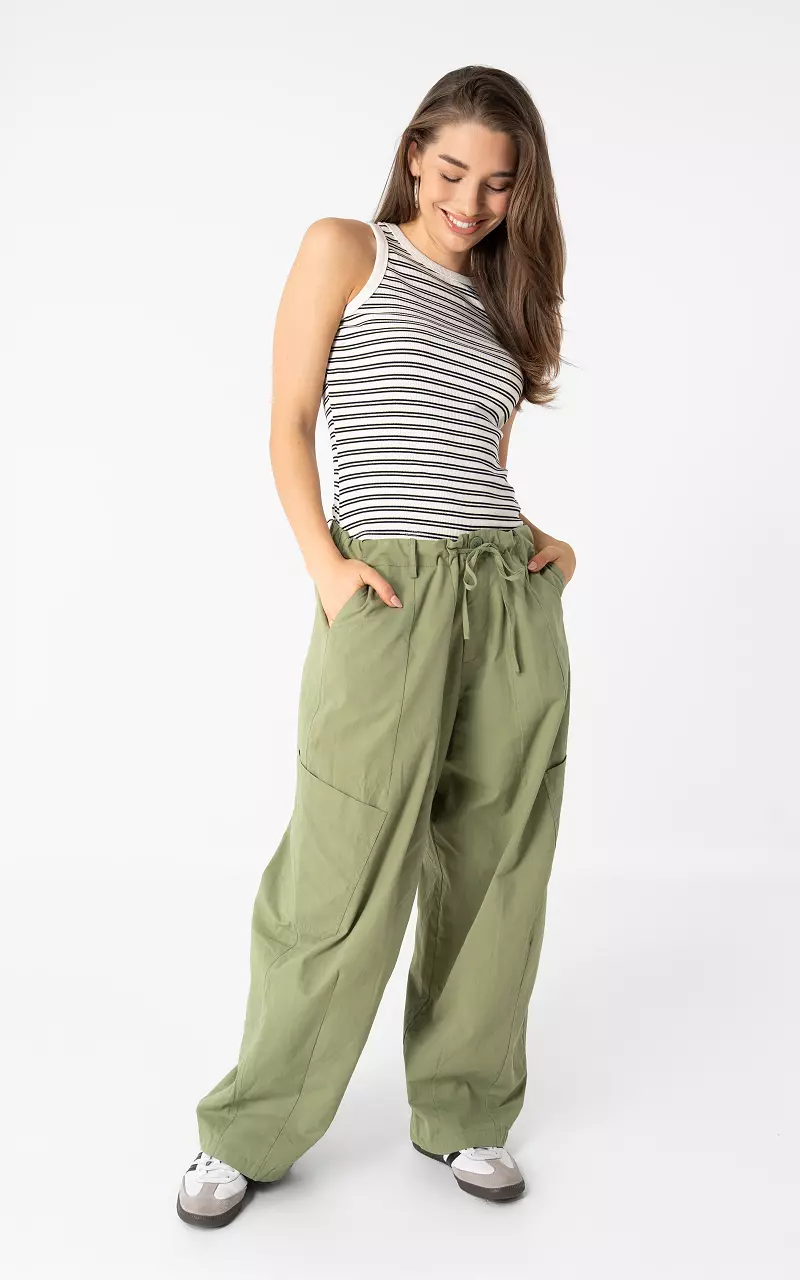 Cargo broek Kaki