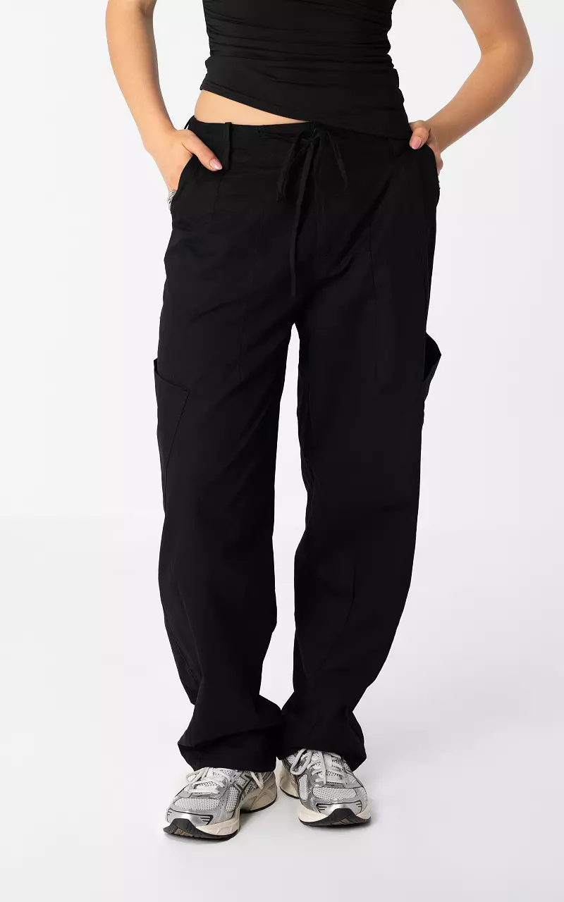 Cargo Hose mit elastischem Bund Schwarz
