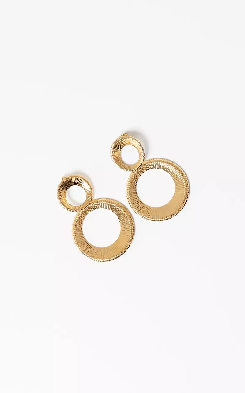 Ronde oorbellen Goud