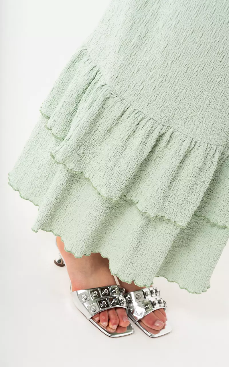 Stufenrock Hellgrün