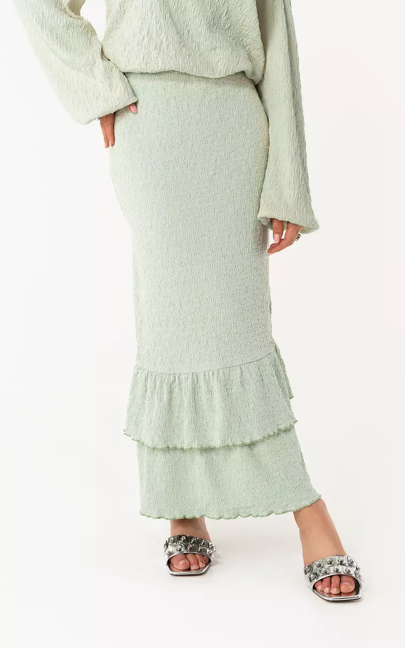 Stufenrock Hellgrün