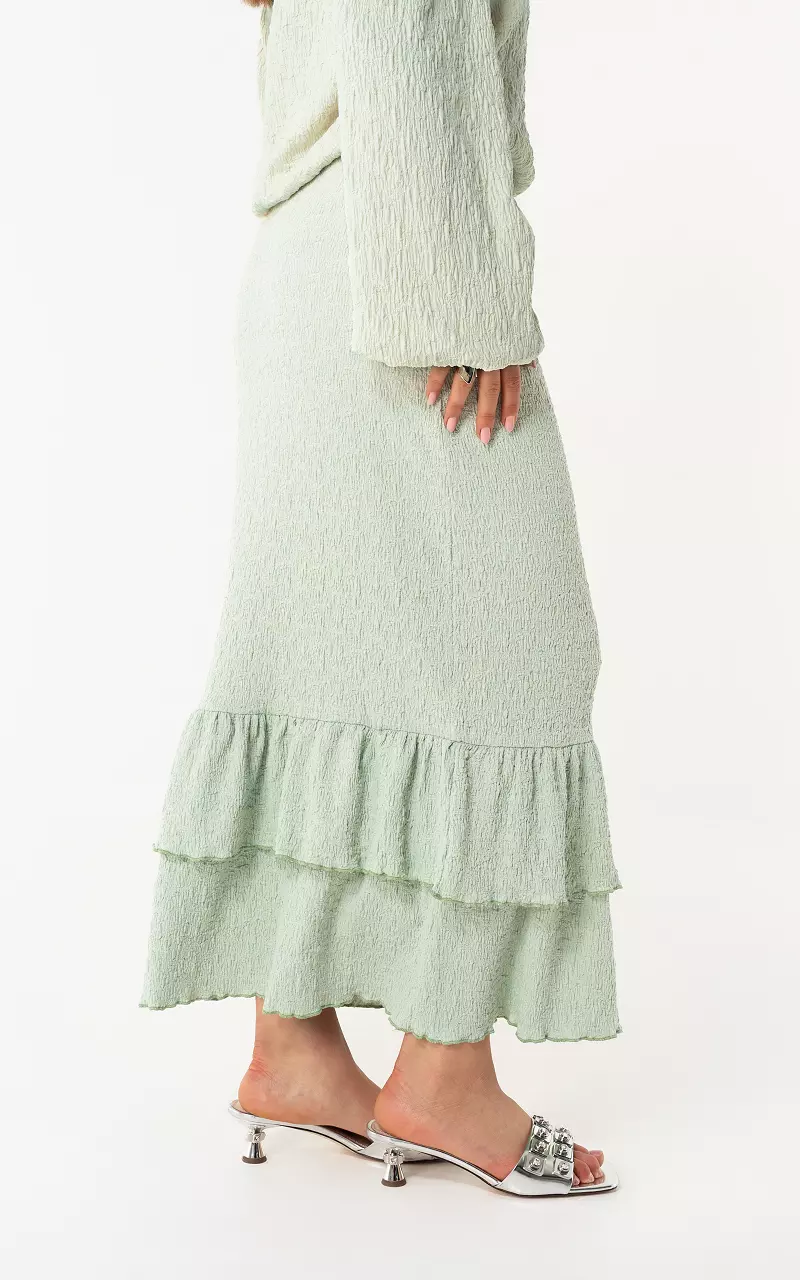 Stufenrock Hellgrün