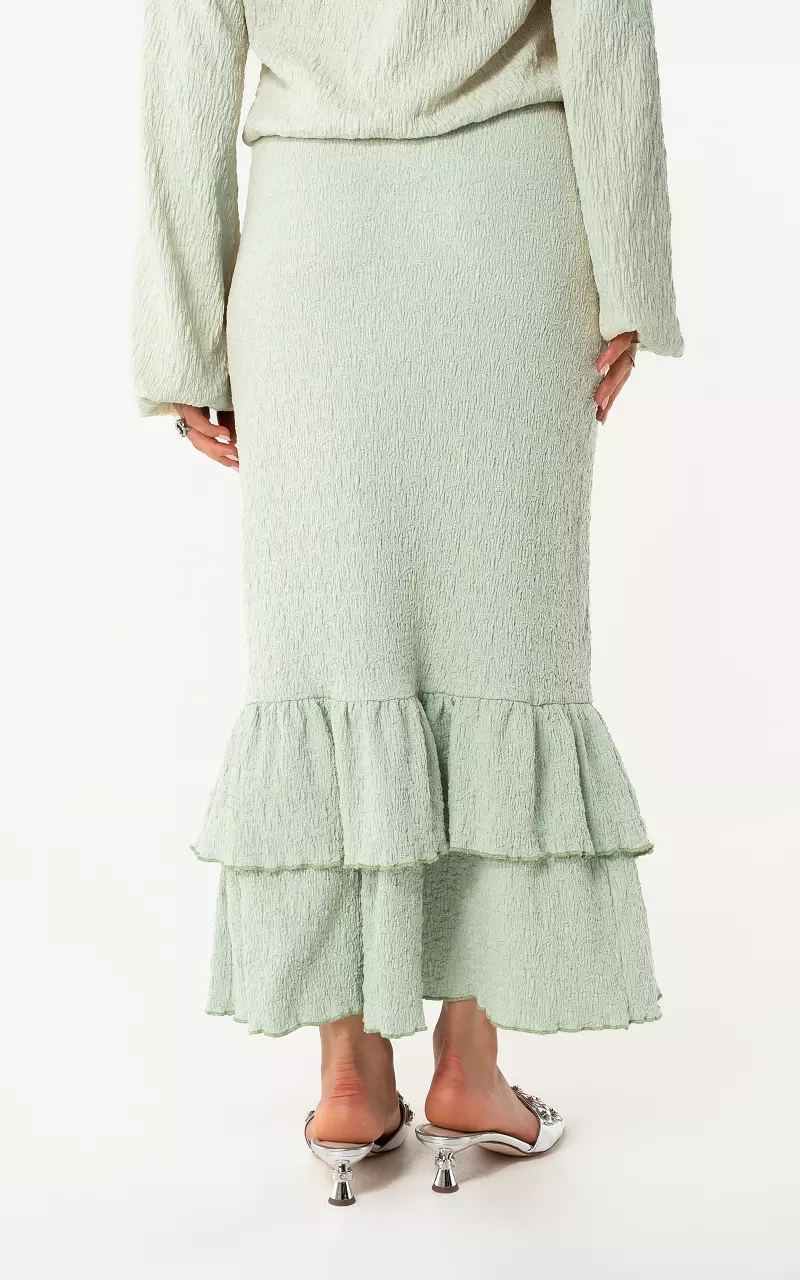 Stufenrock Hellgrün