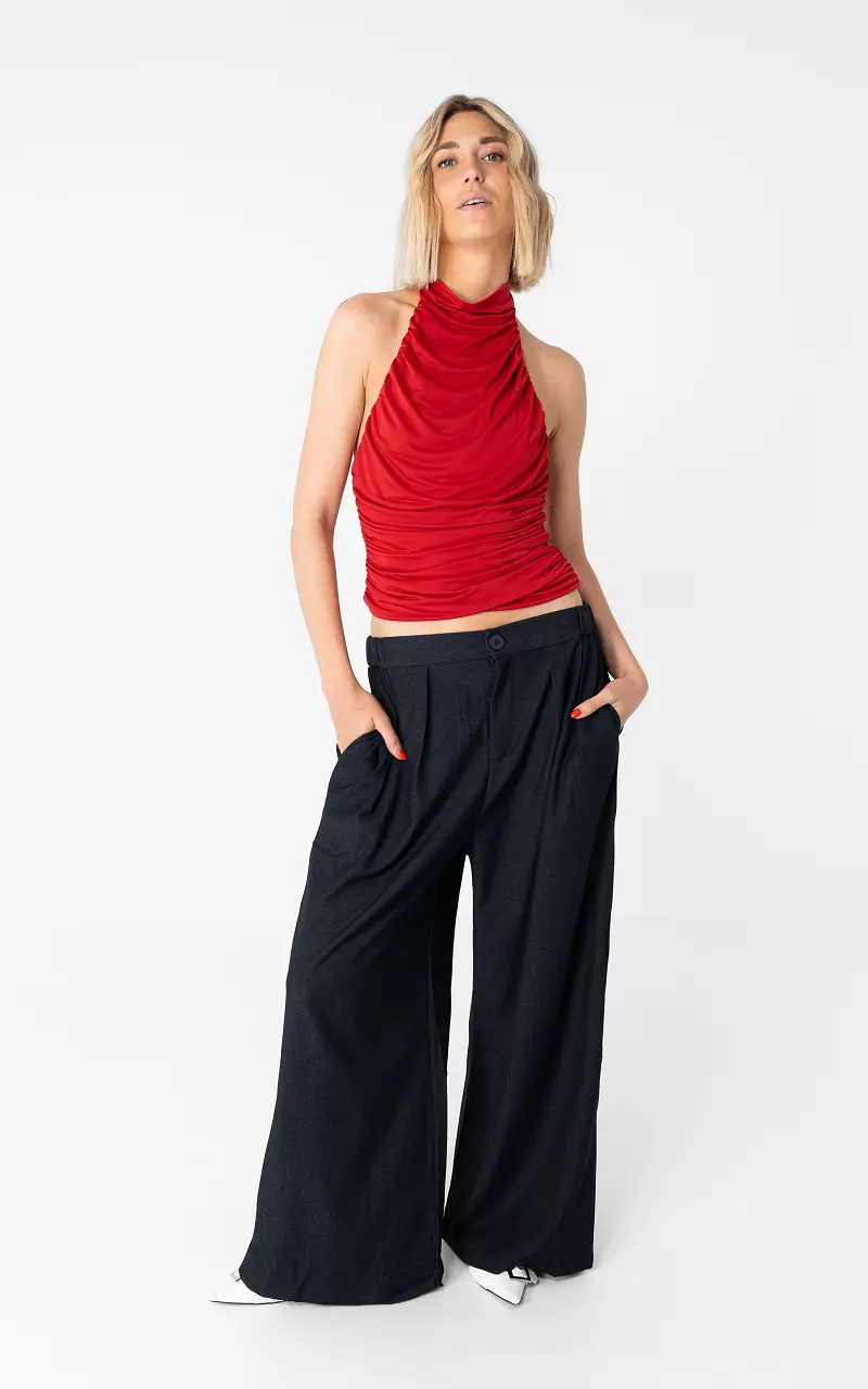 Loose-Fit Hose Dunkelblau