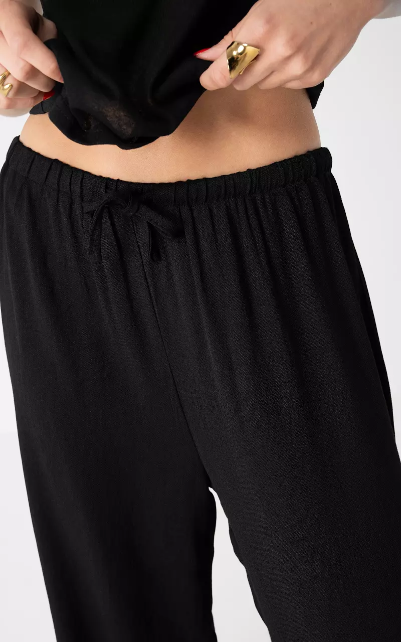 Wijde broek Zwart