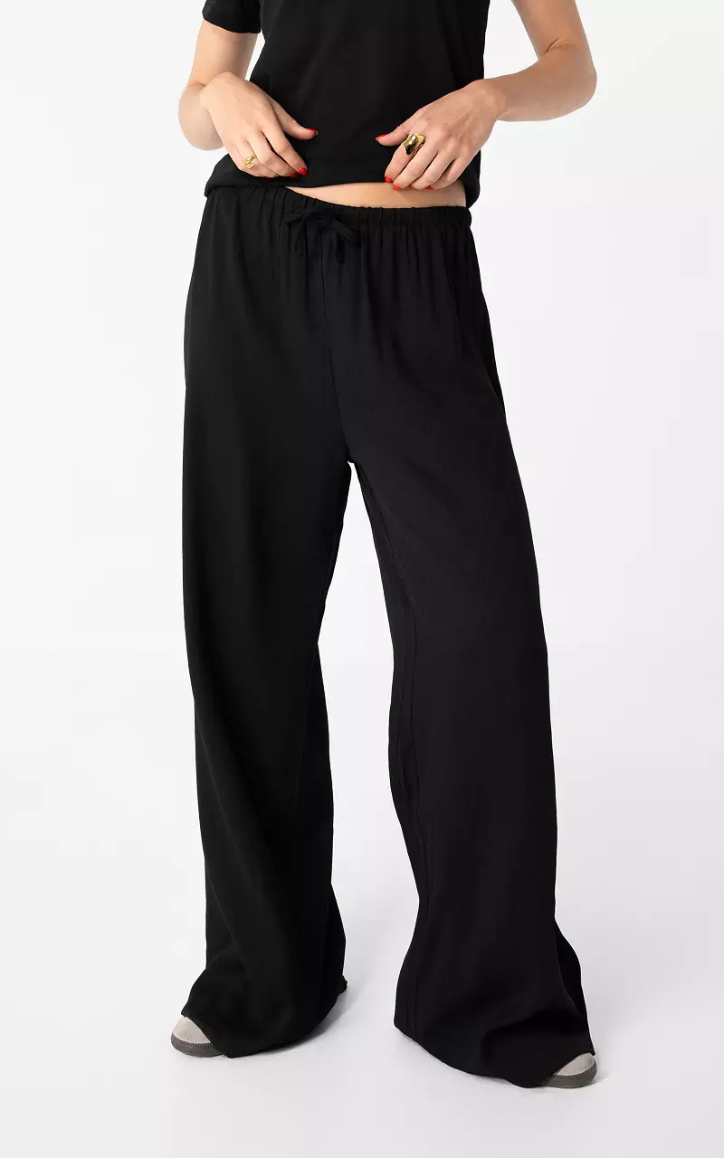 Wijde broek Zwart