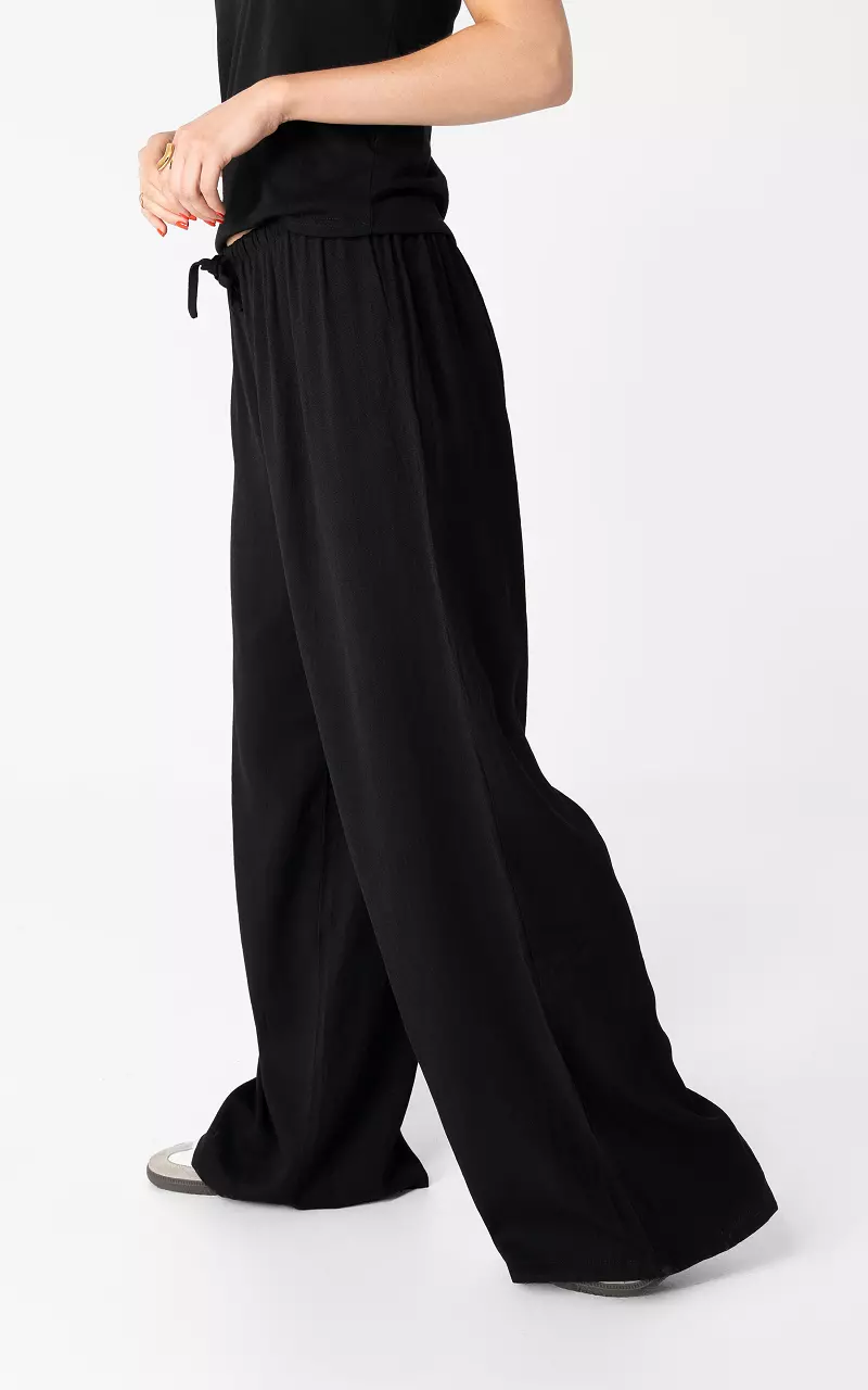 Wijde broek Zwart