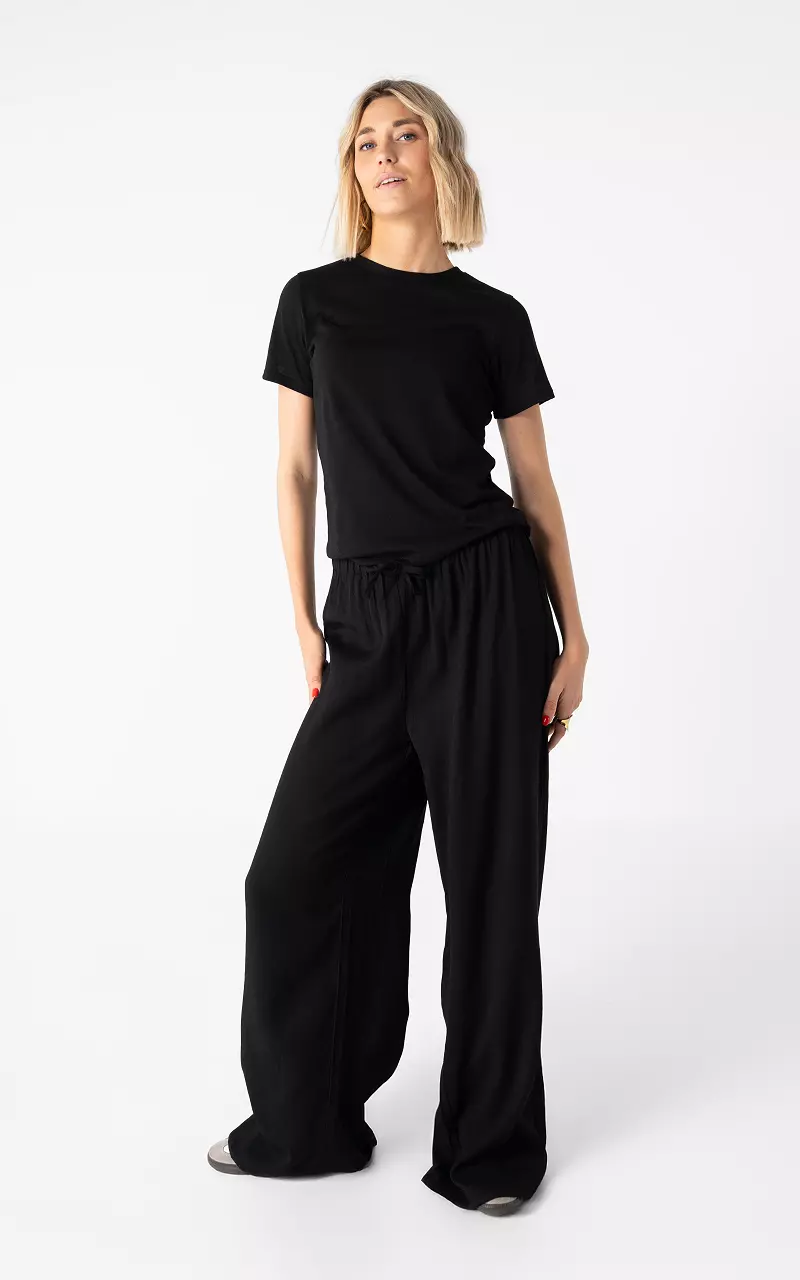Wijde broek Zwart