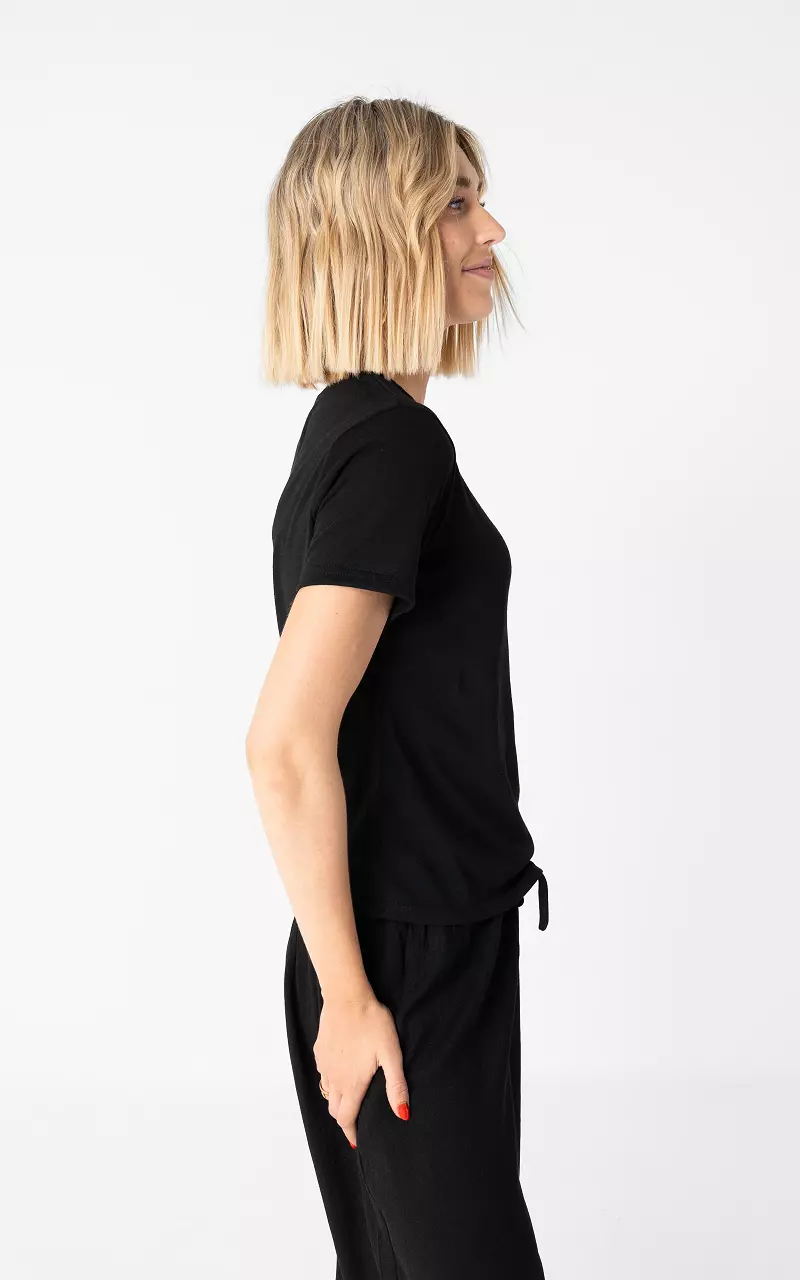 Stretch t-shirt Zwart