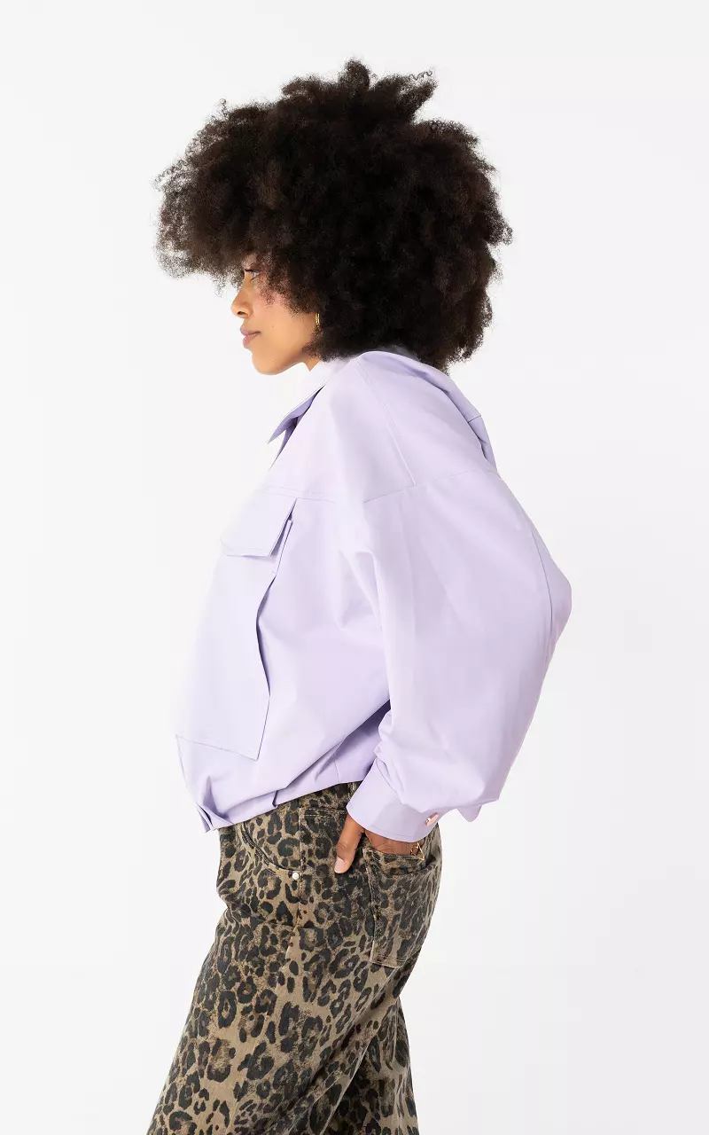 Balloon Jacke Flieder