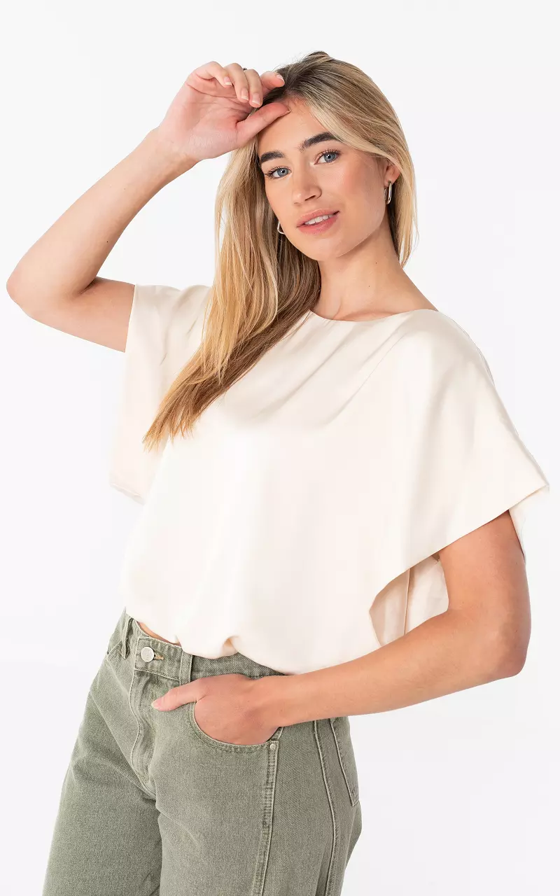 Satin-Top Creme