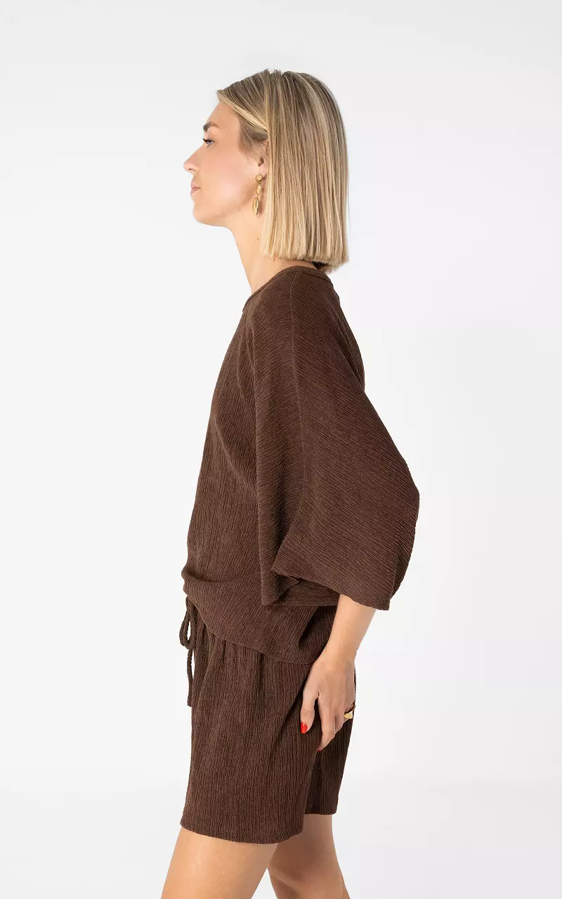 Stretch shirt Bruin