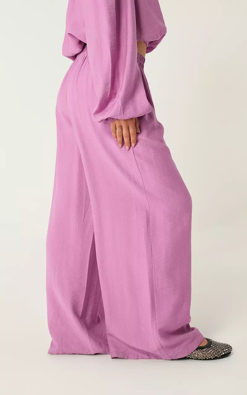 Wide leg trousers Purple