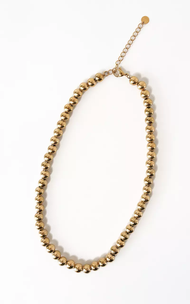 Polka dot necklace Gold