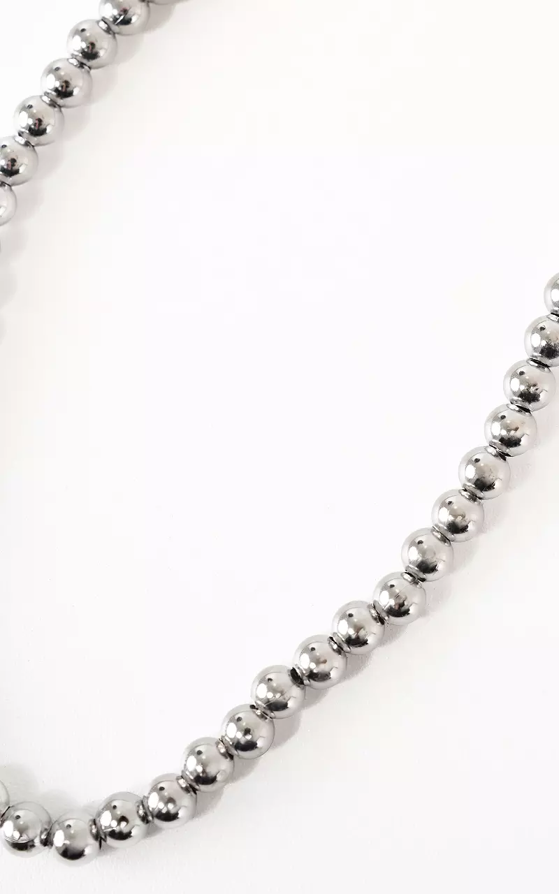 Bolletjes ketting Zilver