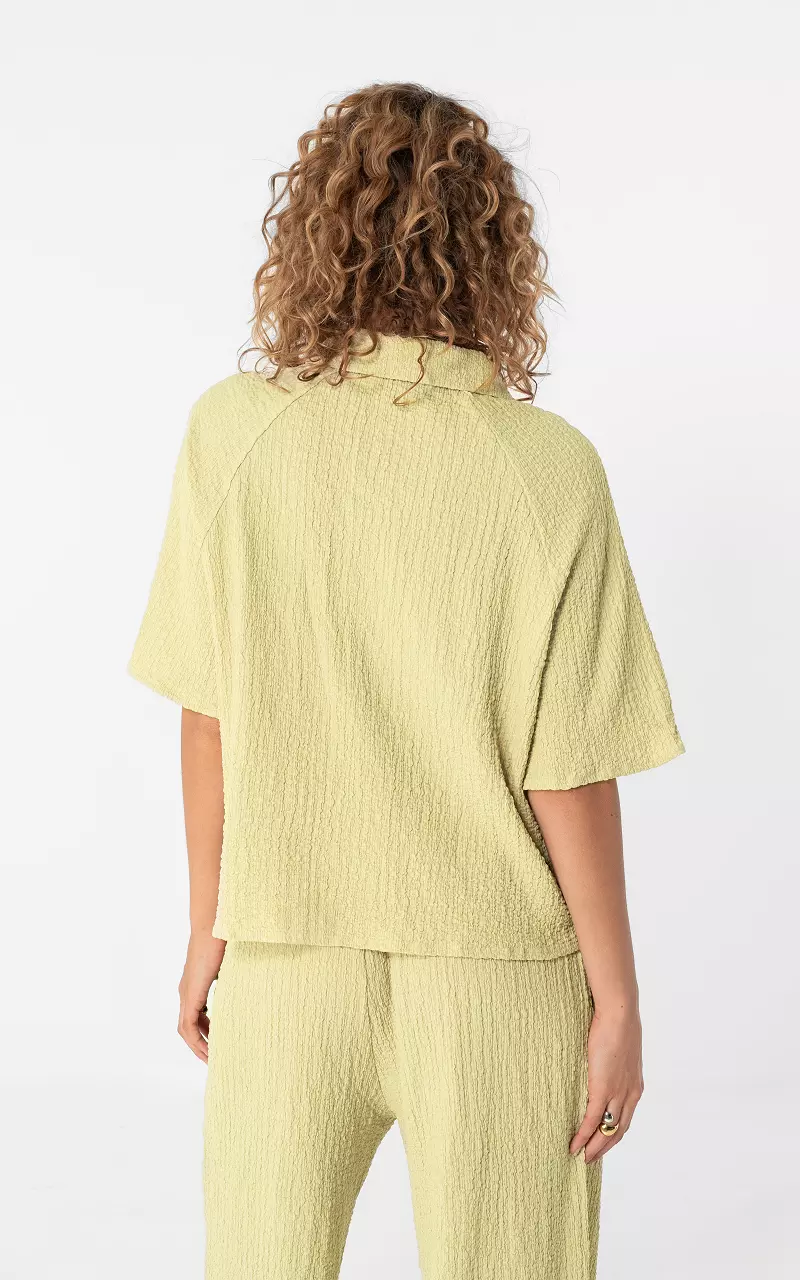 Textured blouse Lime Green