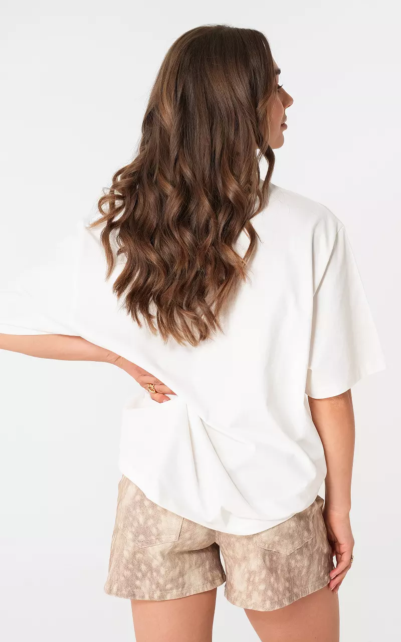 Dorado t-shirt White Brown