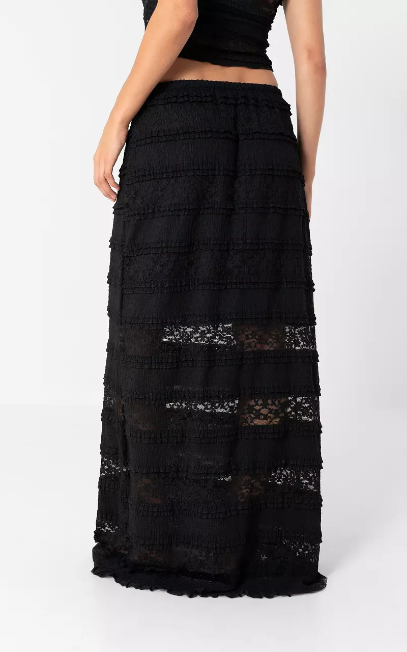 Stretchy rok Zwart