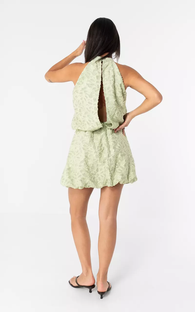 Halter Dress Green