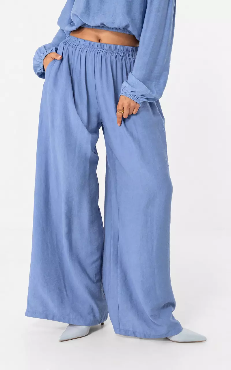Wide leg trousers Blue