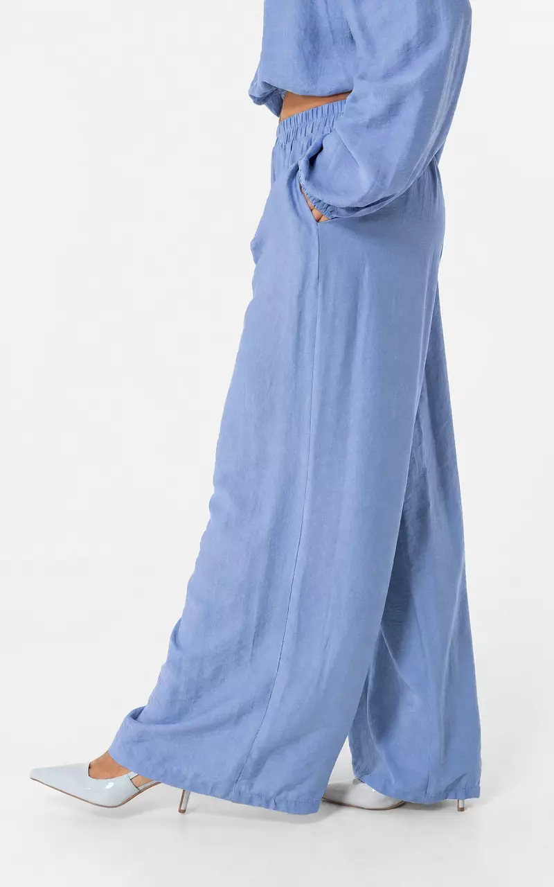 Wide leg trousers Blue