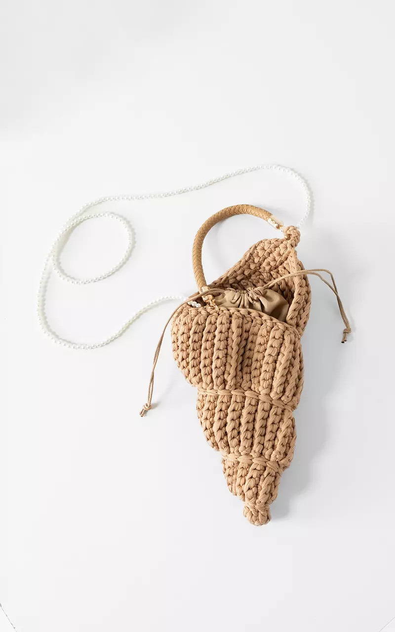 Sac coquillage Camel