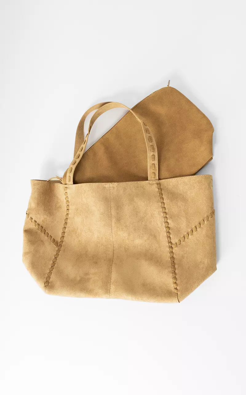 Suède look bag Camel