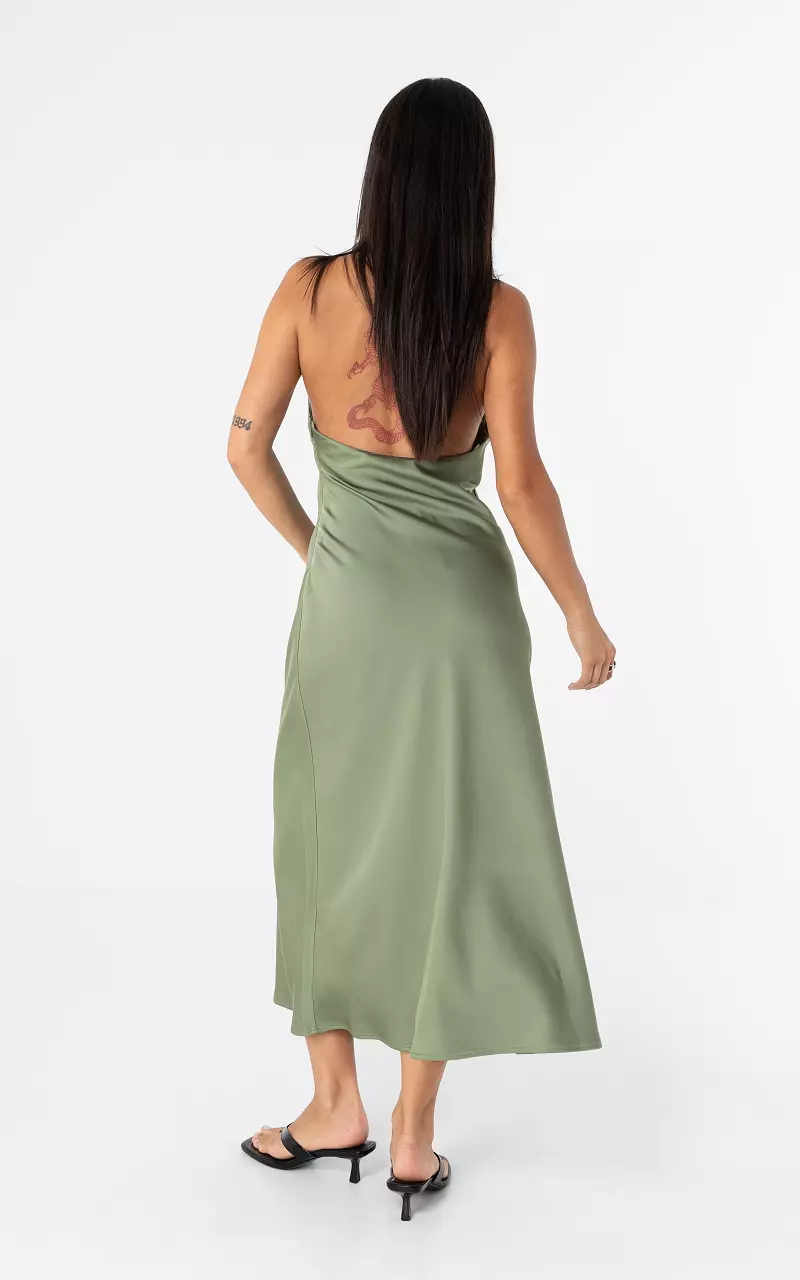 Halter jurk Groen