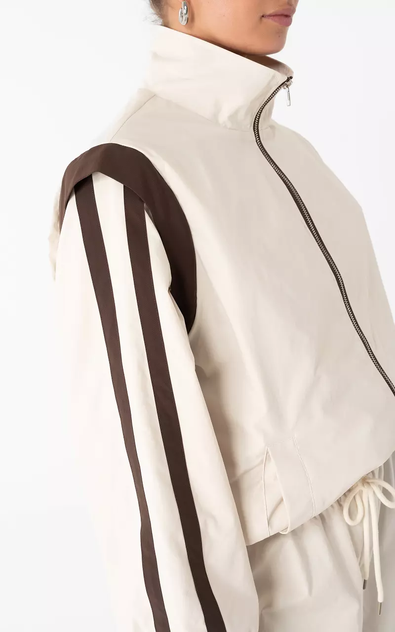 Jacke #108423 Creme Braun