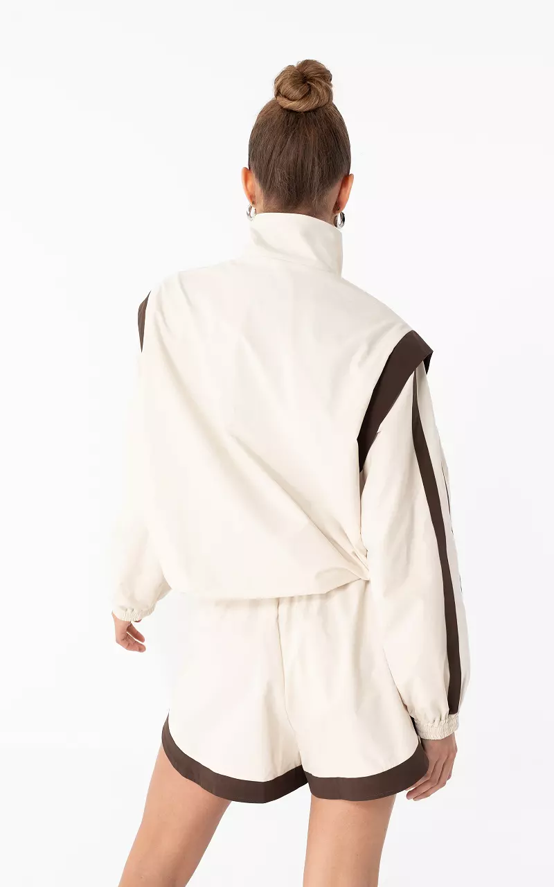 Jacke #108423 Creme Braun