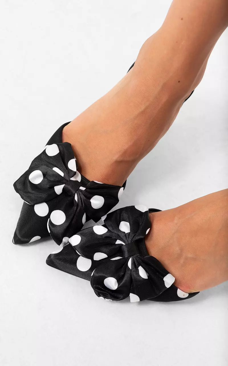 Kitten heels Zwart Wit