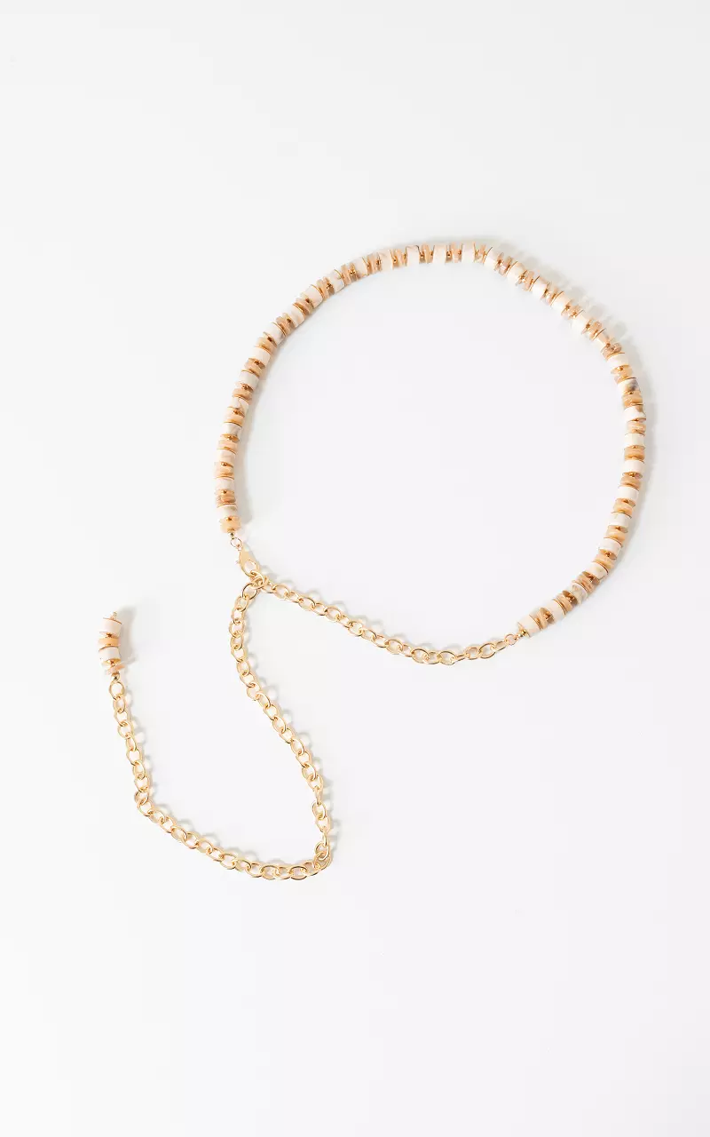 Belt chain Beige