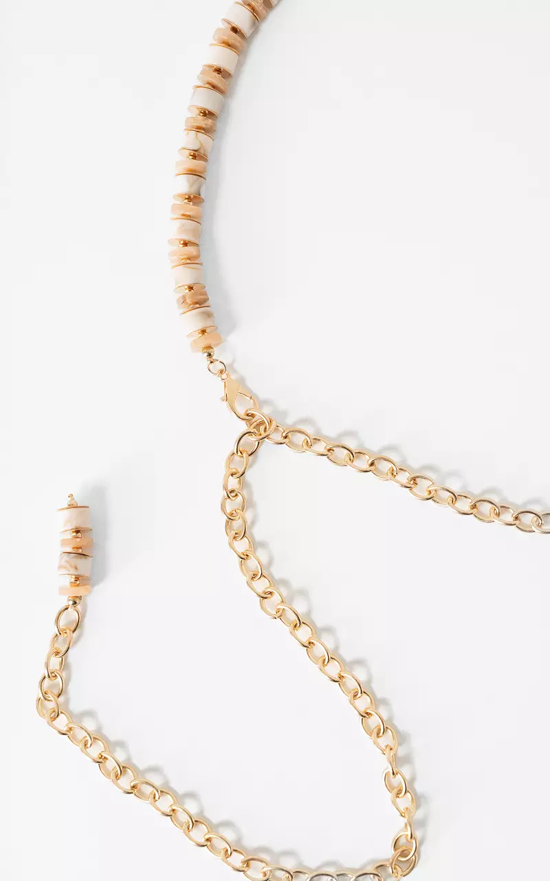 Belt chain Beige