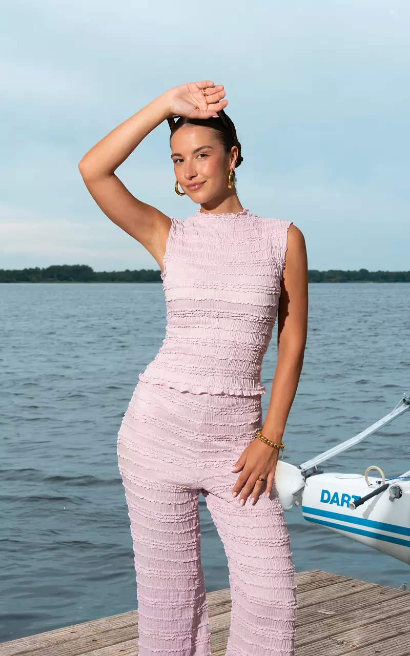 Stretch smock top Lila