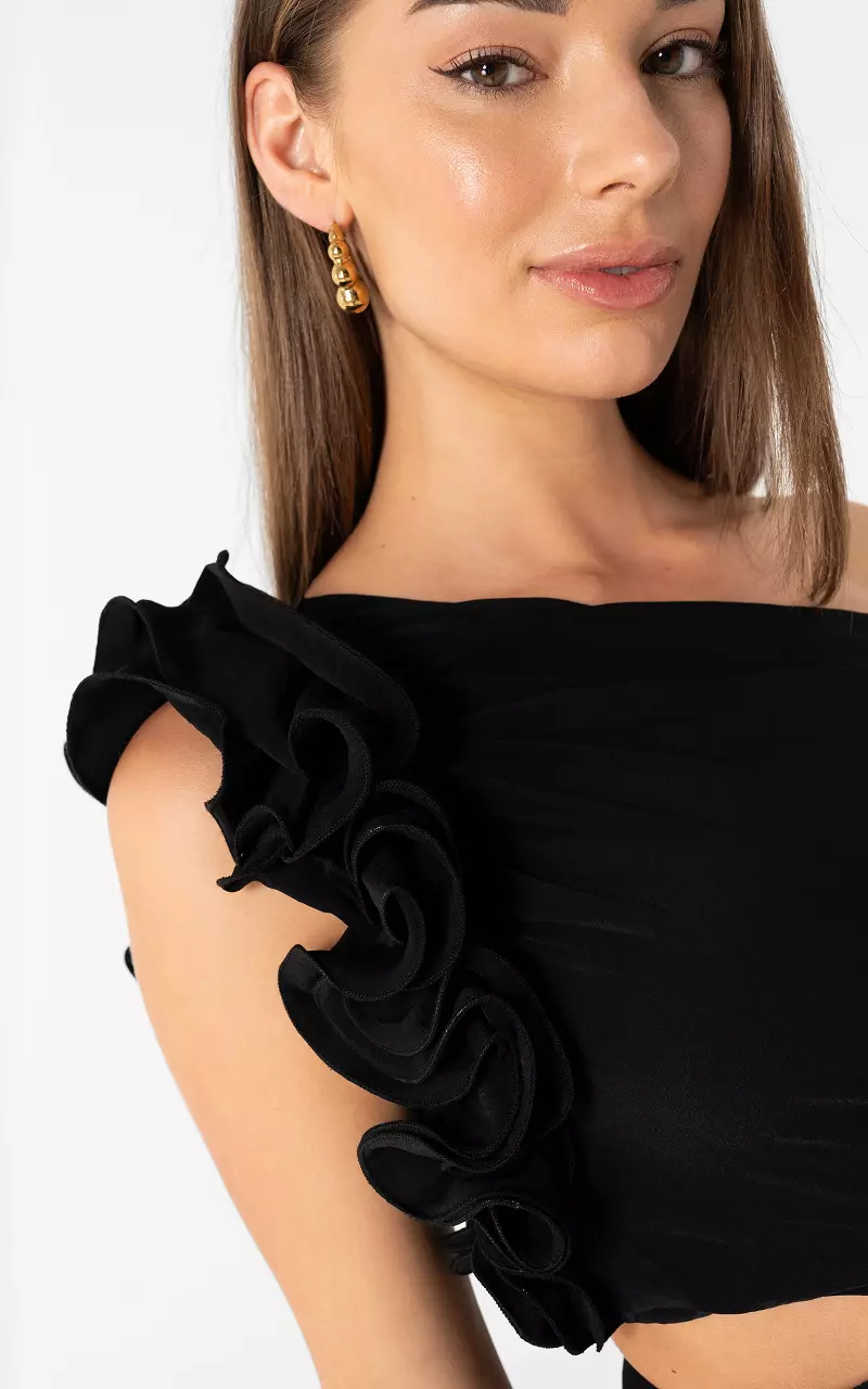 Kleid mit Detail Schwarz