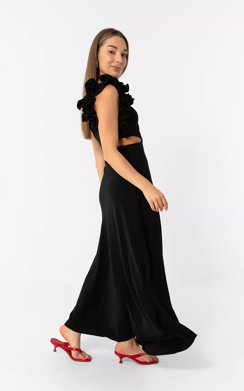 Kleid mit Detail Schwarz