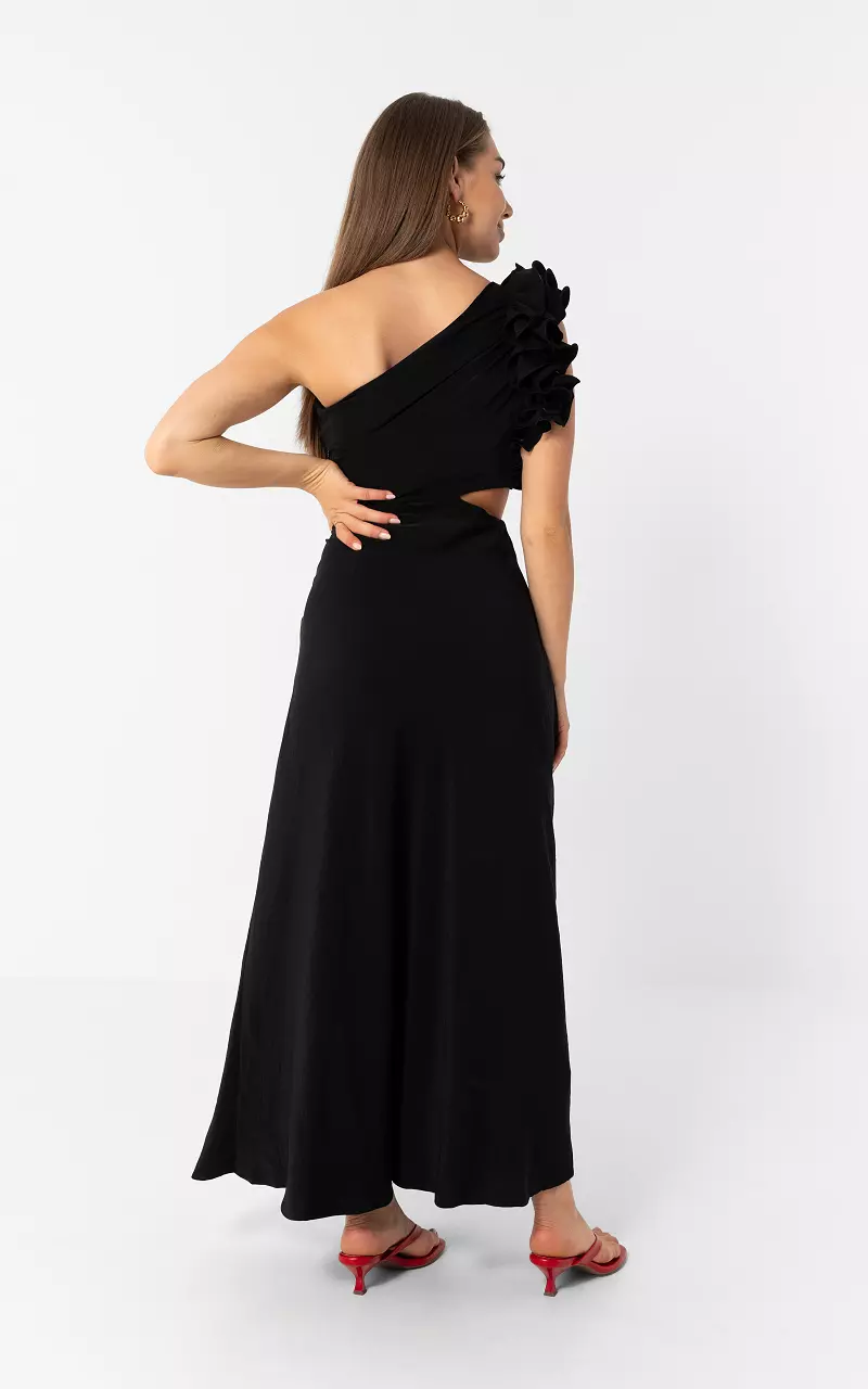 Kleid mit Detail Schwarz