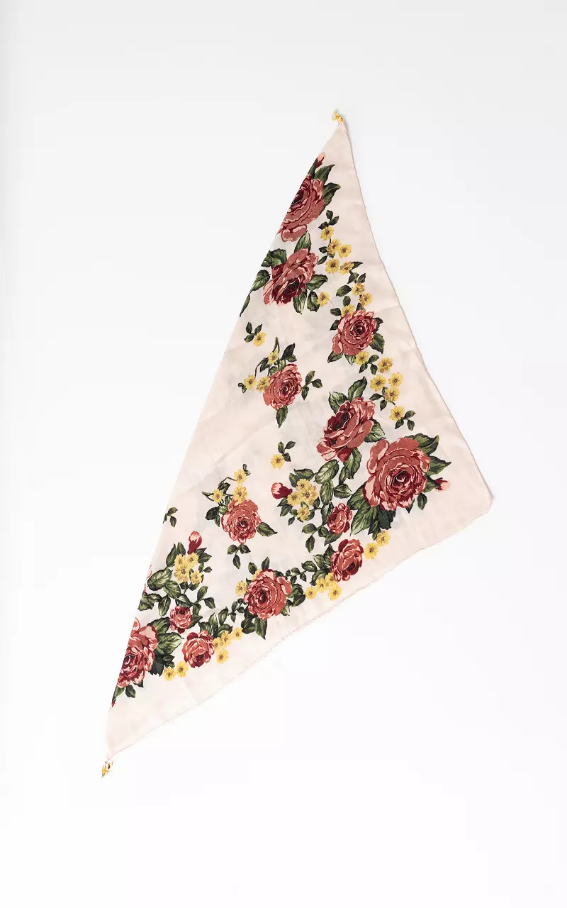 Viscose shawl Roze