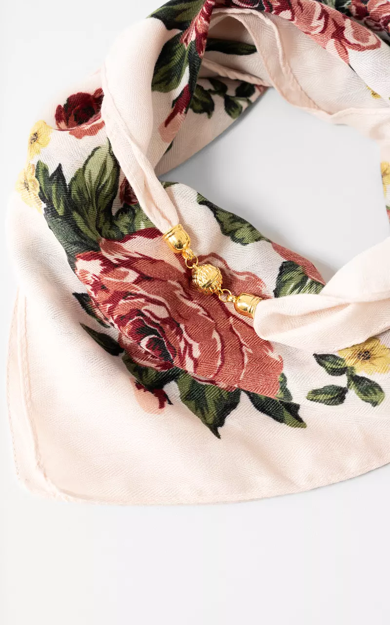 Viscose shawl Roze