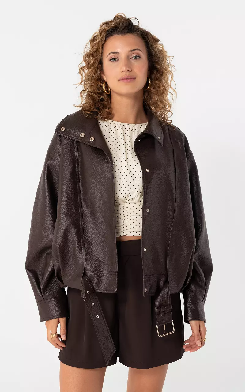 Oversized jack Donkerbruin