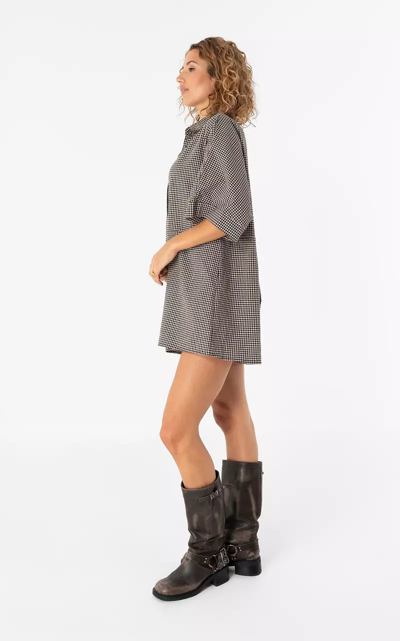 Loose fit playsuit Zwart Wit
