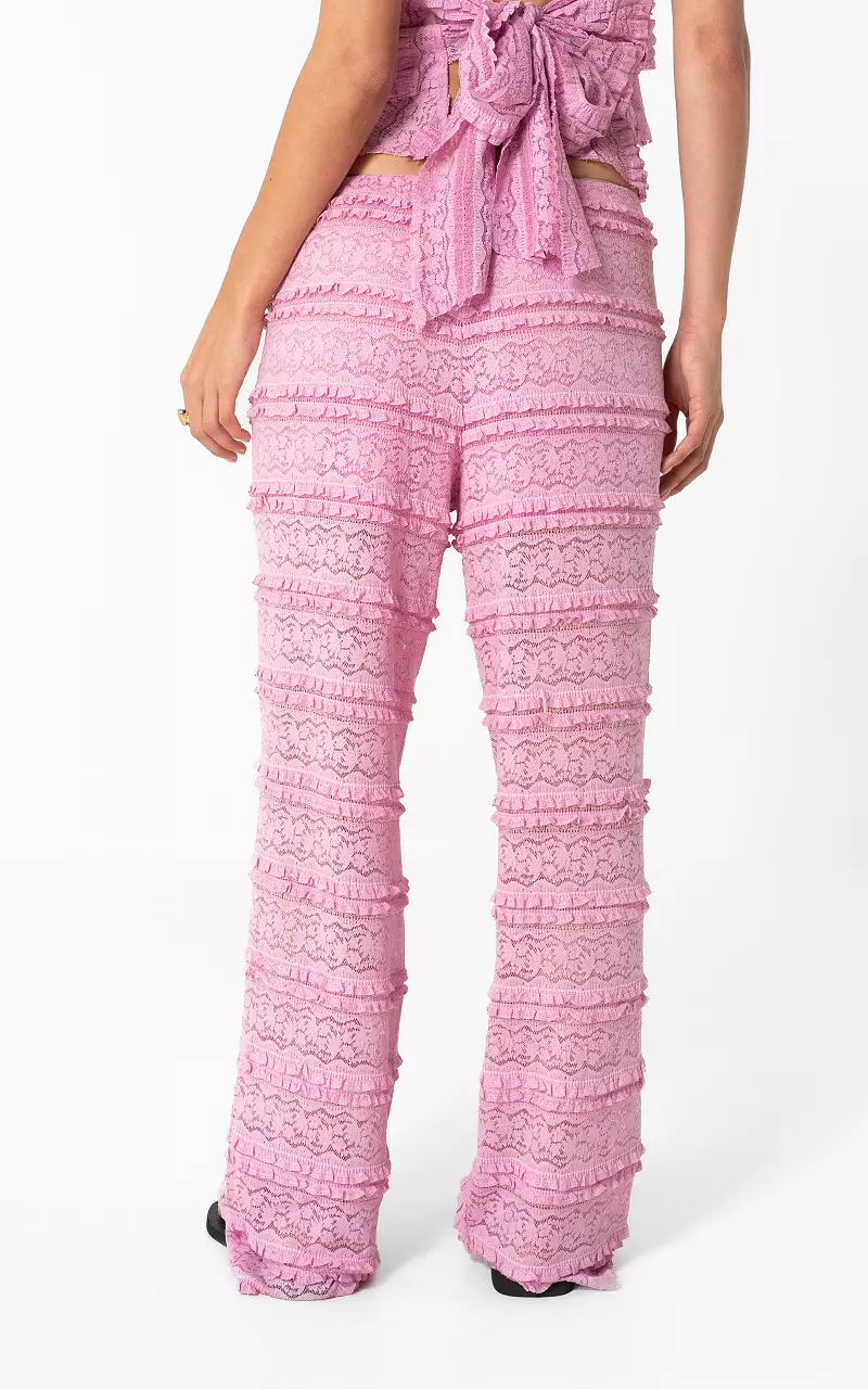 Hosen mit Lagenlook Pink