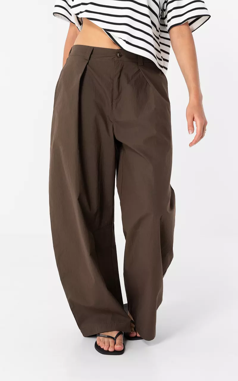 Loose-fit trousers Dark Brown